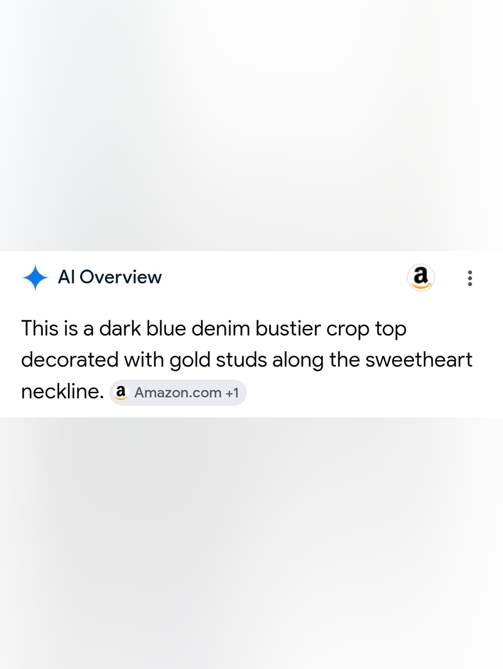 Dark Blue 2X Denim Bustier with Stud Detail 3642-CR - Picture 4 of 13